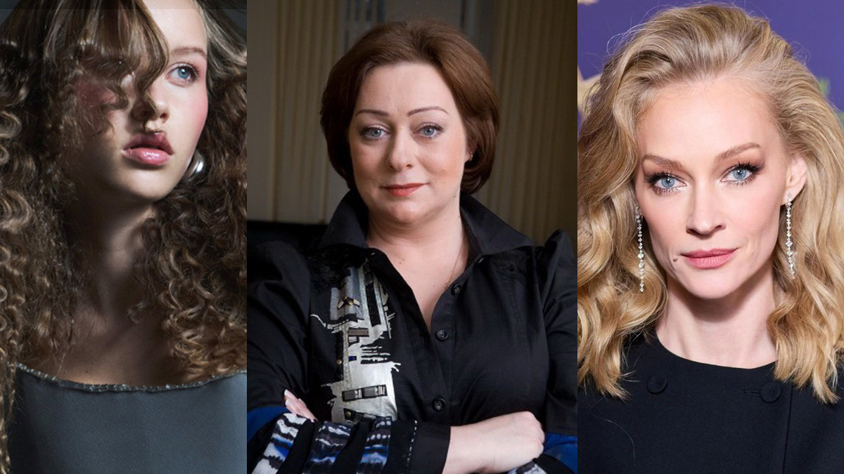 Анна Пересильд, Мария Аронова и Светлана Ходченкова Фото:  источники kino-teatr ru. Коллаж автора.