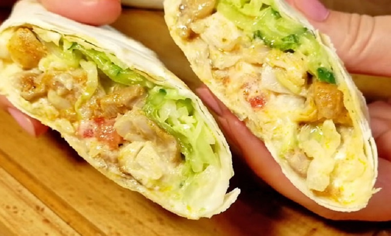 Быстрый ролл в лаваше: сочное утро и обед без лишних хлопот