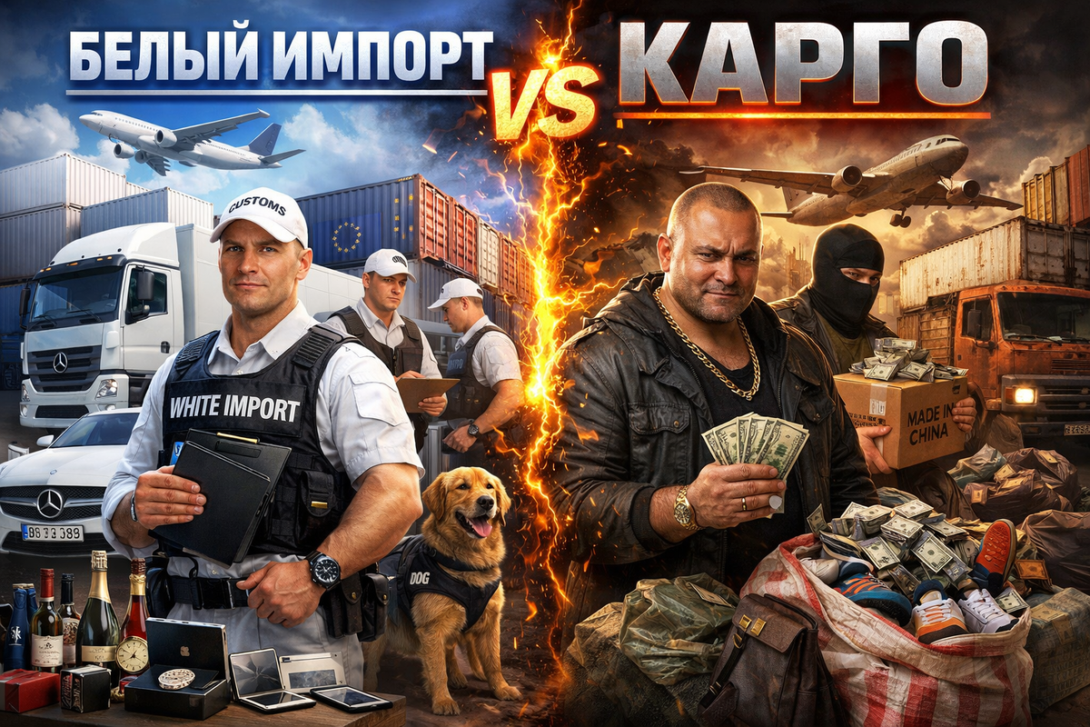 Белый ввоз из Китая. Импорт из Китая против Карго доставки
