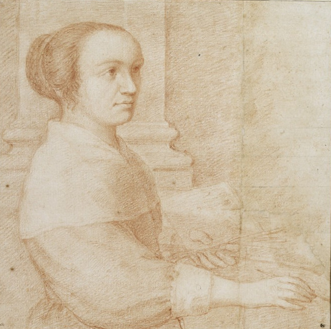  Портрет Клодин Бузонне Стеллы XVIII века.