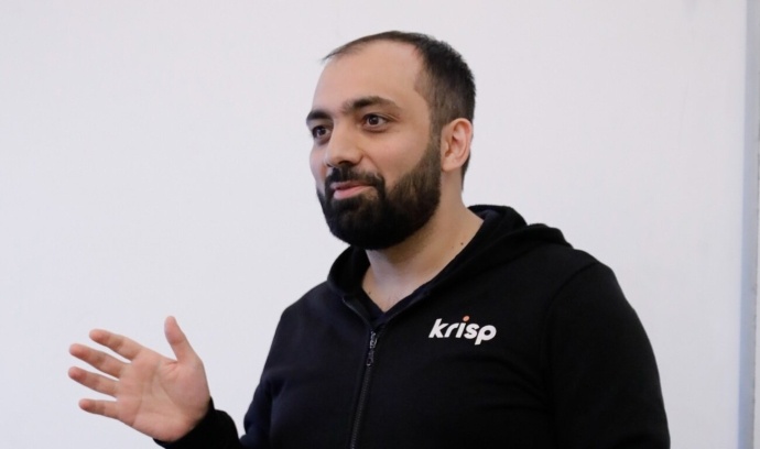   Артавазд Минасян, соучредитель и президент Krisp. Источник: сайт newsroom.aua.am.