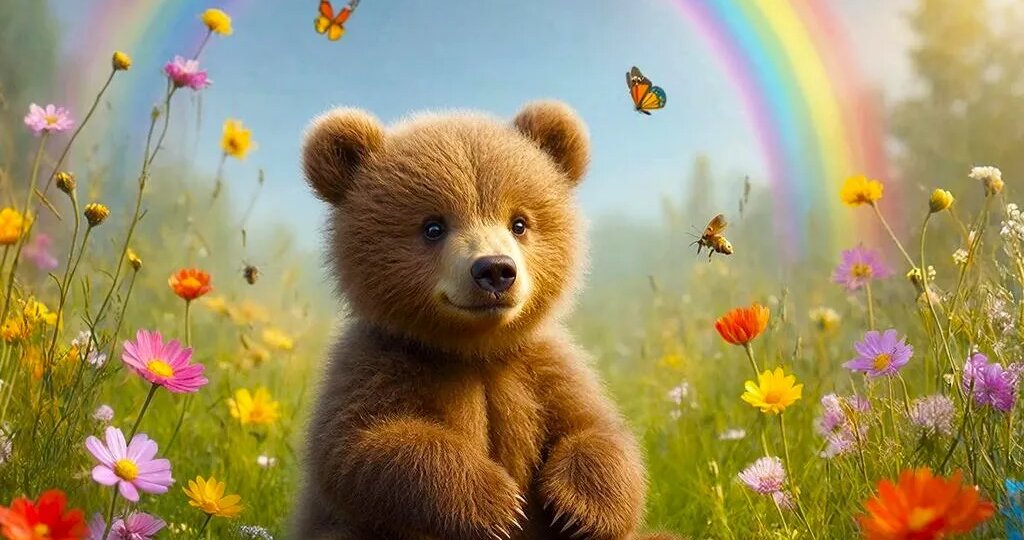 Медвежонок и Поющая Радуга