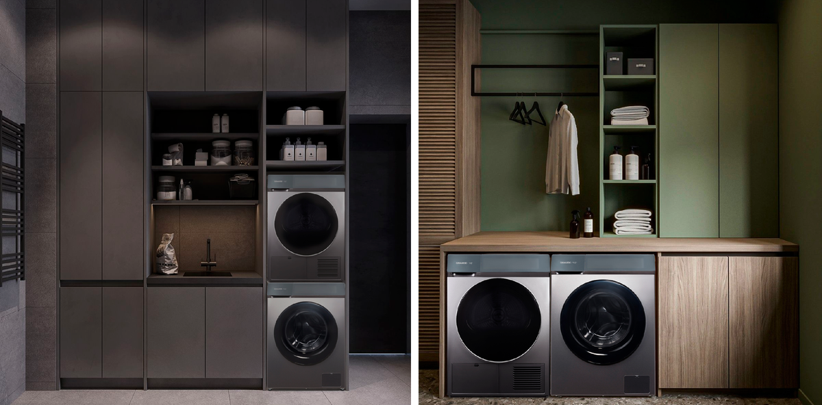 Отдельностоящая стиральная машина GRAUDE PREMIUM WA 100.3 и сушильная машина GRAUDE TA 100.3