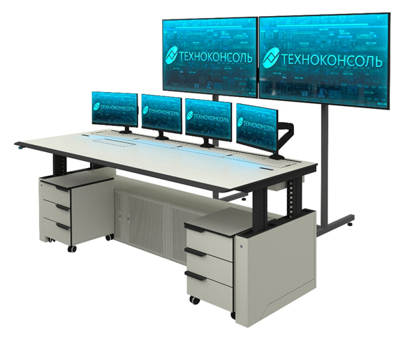 Решение диспетчерского стола с видеостеной