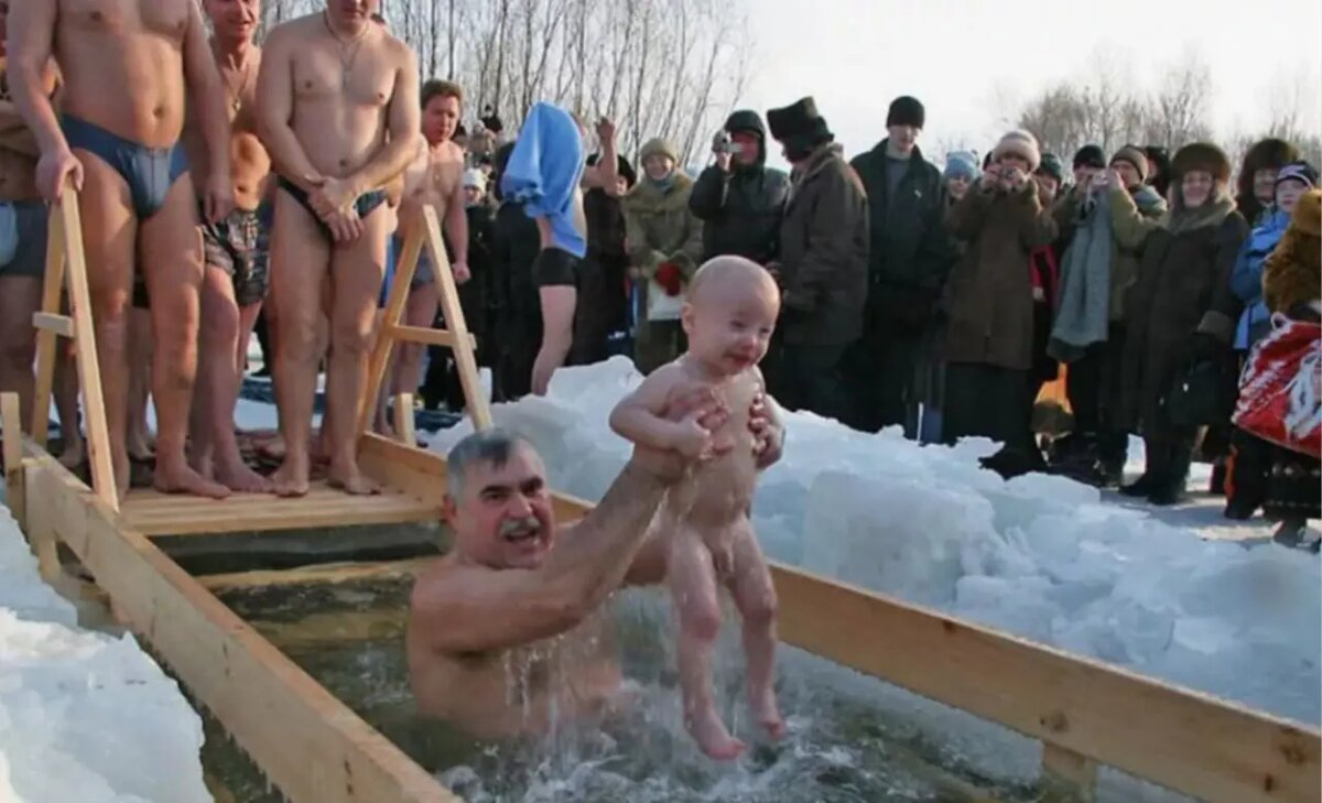 Экстремальный обряд на Крещение