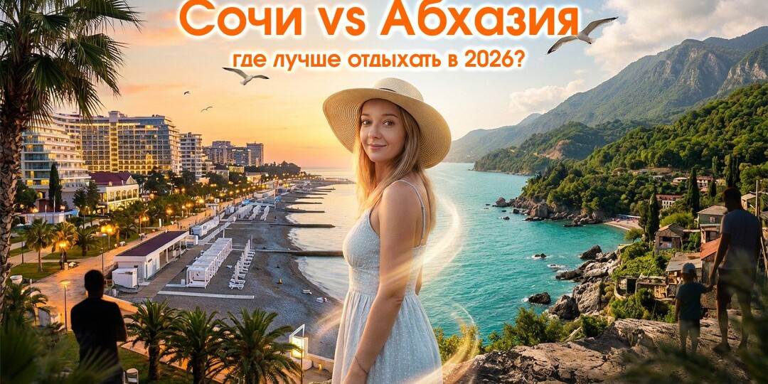Сочи vs Абхазия: где лучше отдыхать в 2026? море, цены, сервис, впечатления