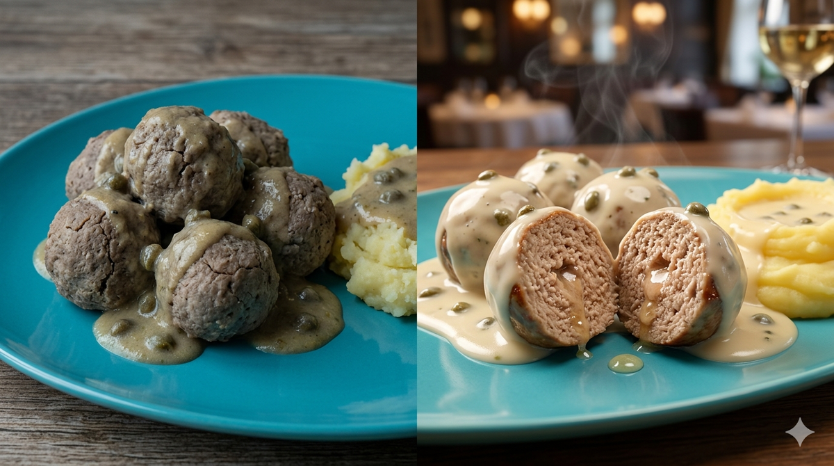 Кёнигсбергские клопсы: нежные фрикадельки в су-вид