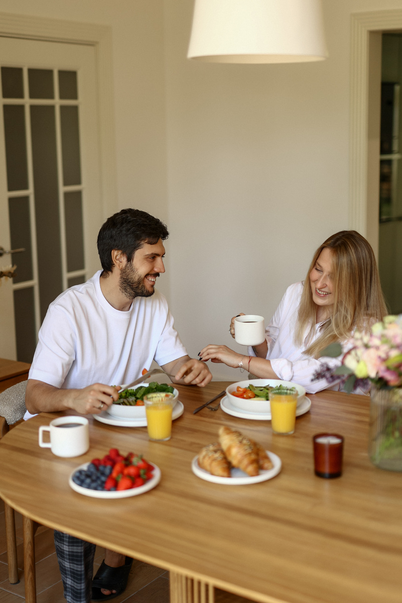 Обратите внимание на тарелки, это я уже внедрила систему заготовок в домашний быт!