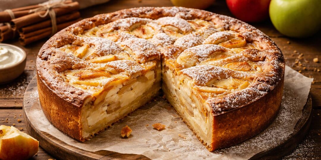 Самый НЕДООЦЕНЁННЫЙ яблочный пирог — НА СМЕТАНЕ, а не на масле
