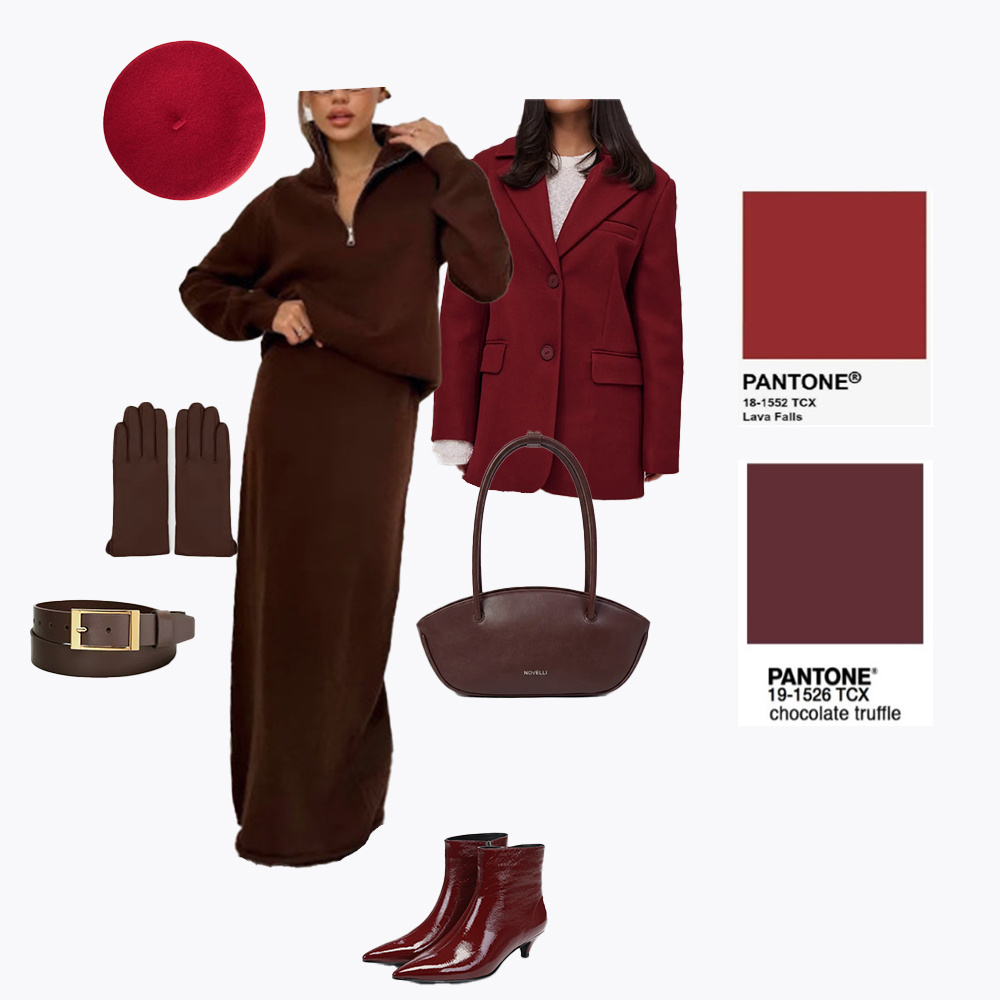 Пальто в образе прямое, при желании можно его приталить ремнем.