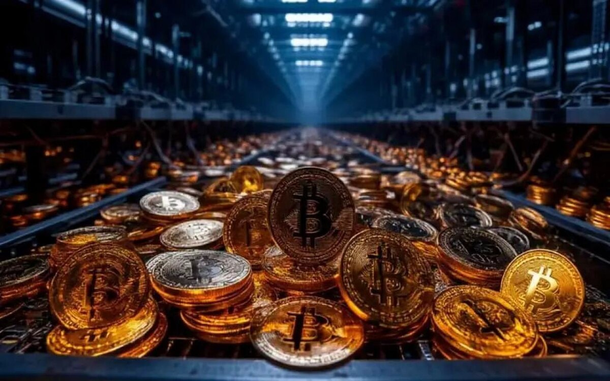    Штрафы за нарушения при майнинге планируют ввести в России Иллюстрация: нейросеть «Шедеврум»