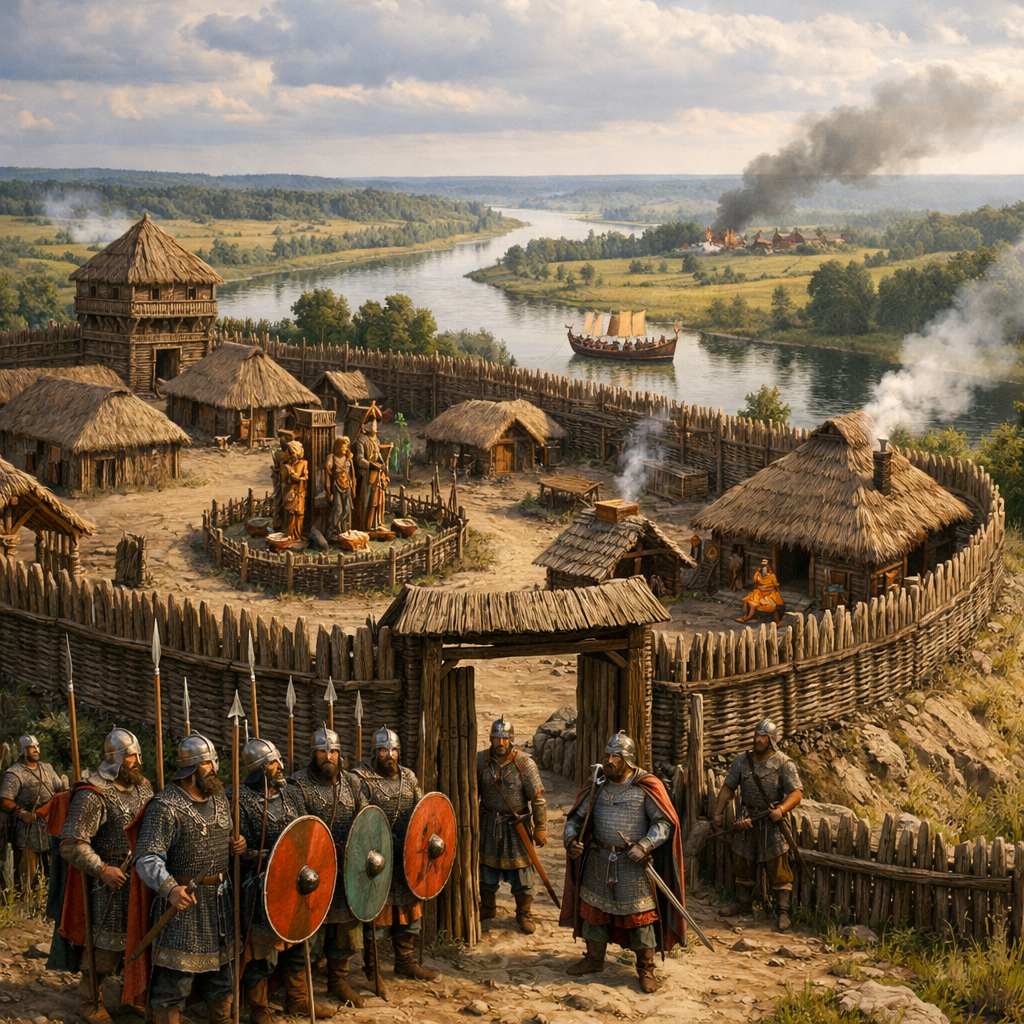 Славянское городище IX века на землях полабов