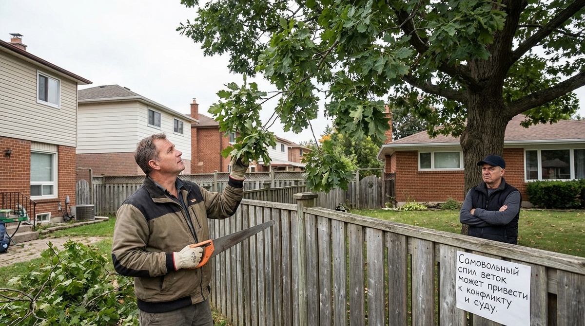 Спор из-за веток соседского дерева
