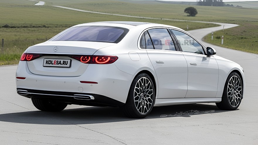    Рендер нового Mercedes-Benz E-Class with EQ Technology