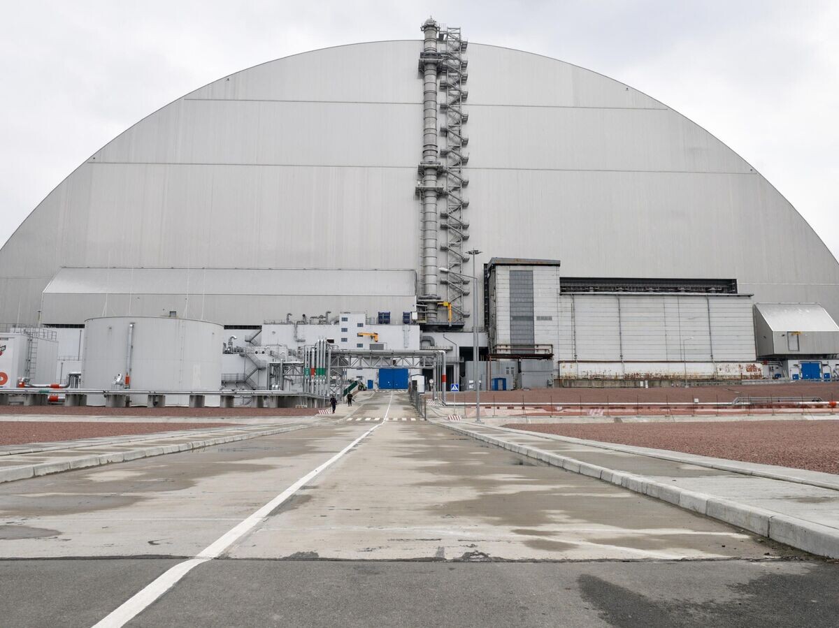    Саркофаг в зоне отчуждения Чернобыльской АЭС | © РИА Новости / Стрингер