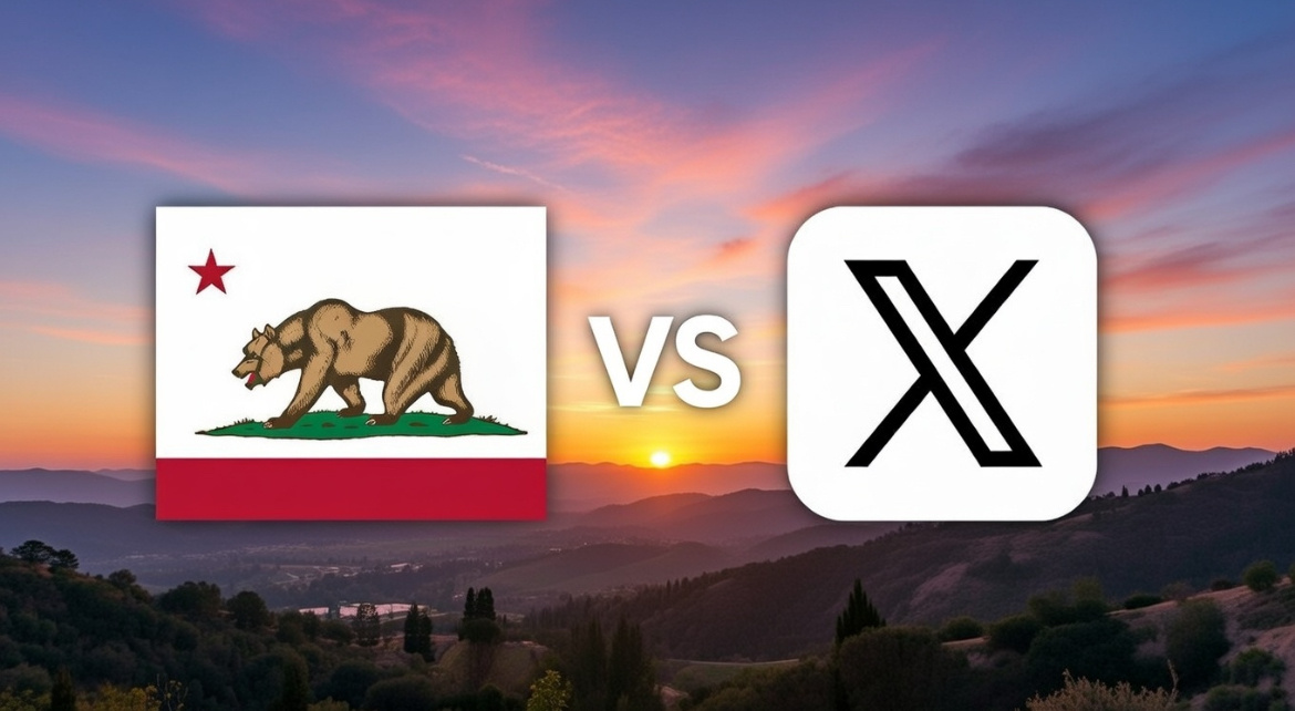 California VS X (соц. сеть Илона Маска)