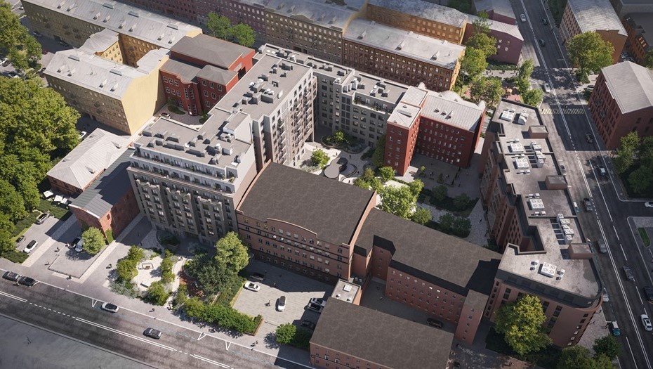    Двор ЖК "Гильдия", рендер Автор фото: "Балтийская коммерция"