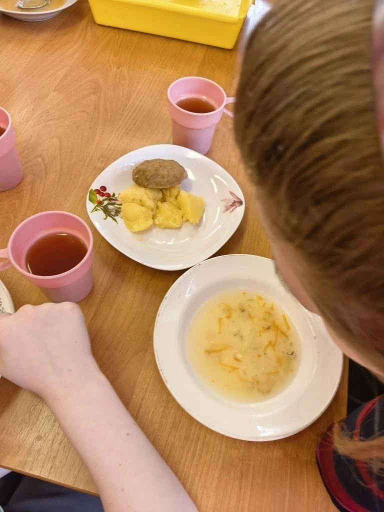 Еда из филиала «Великолукский» Псковской детской областной клинической больницы. Фото предоставил Евгений Васильев