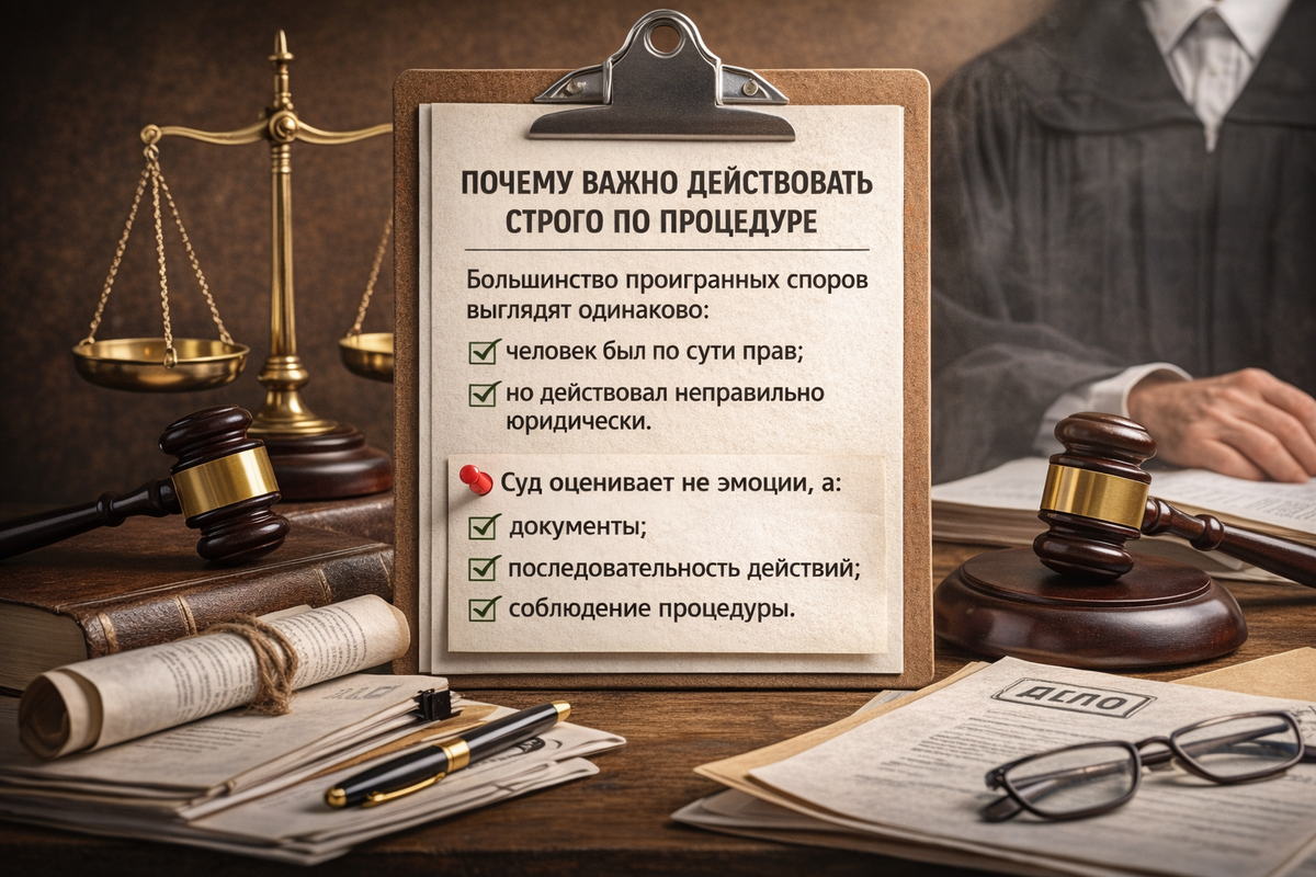 Значение соблюдения юридической процедуры