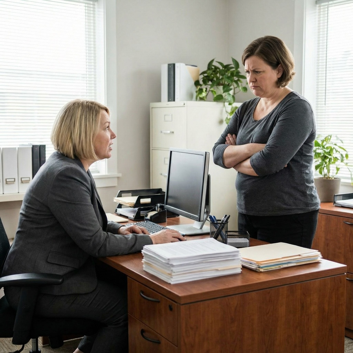 Я не просила тебя меня учить.