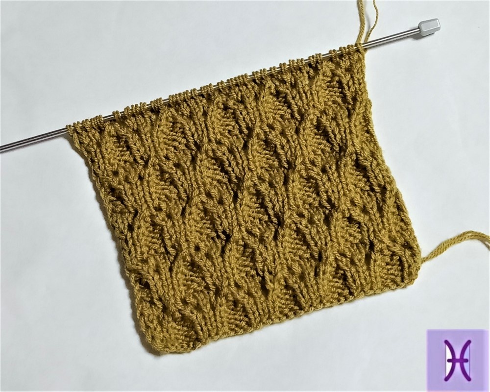 лицевая сторона узора