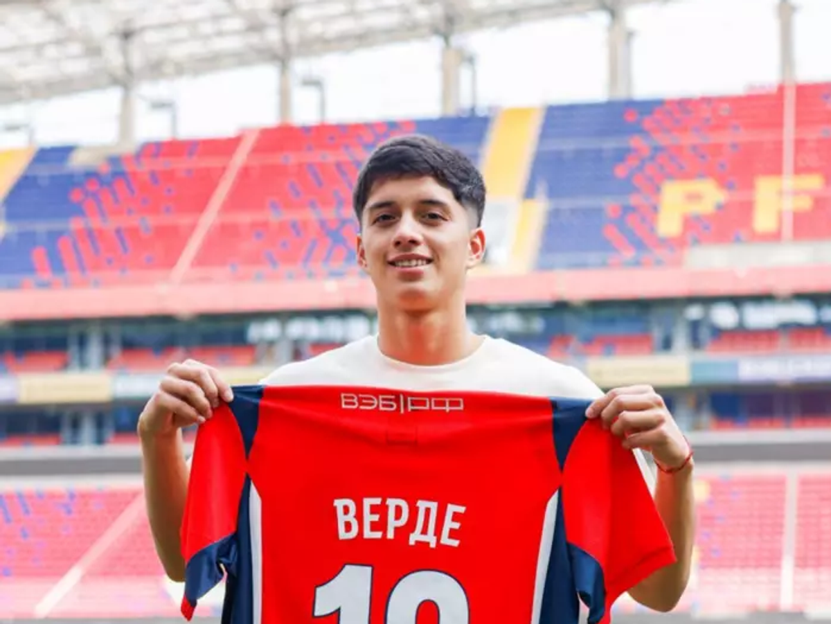    Аргентинский футболист Лионель Верде | © Фото : ПФК ЦСКА