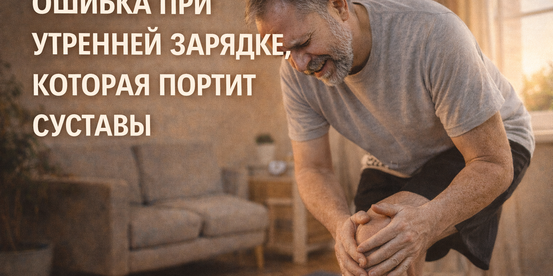 Ошибка при утренней зарядке, которая портит суставы?