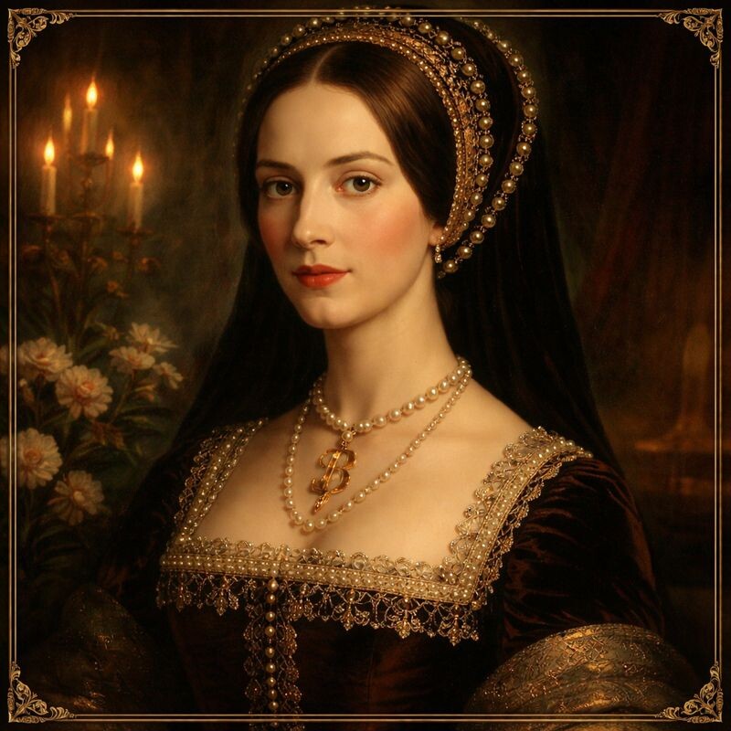 Анна Болейн. Создано ИИ