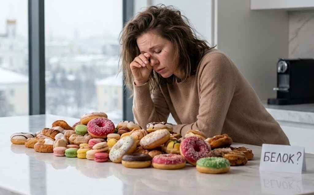 Скрытый голод: 5 признаков, что организму не хватает белка, а не отдыха / Изображение: AlphaChef