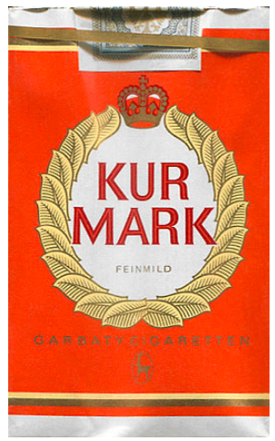 Германия, 1960-е годы. 11 штук в мягкой упаковке и в целлофане. Цена (была) 1 марка. Производитель: British American Tobacco Германия. Владелец торговой марки: Garbaty.