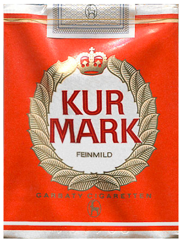 Германия, 1972 год. 20 штук в мягкой упаковке и в целлофане. Цена (была) 2,20 немецких марок. Производитель: British American Tobacco Германия. Владелец торговой марки: Garbaty.