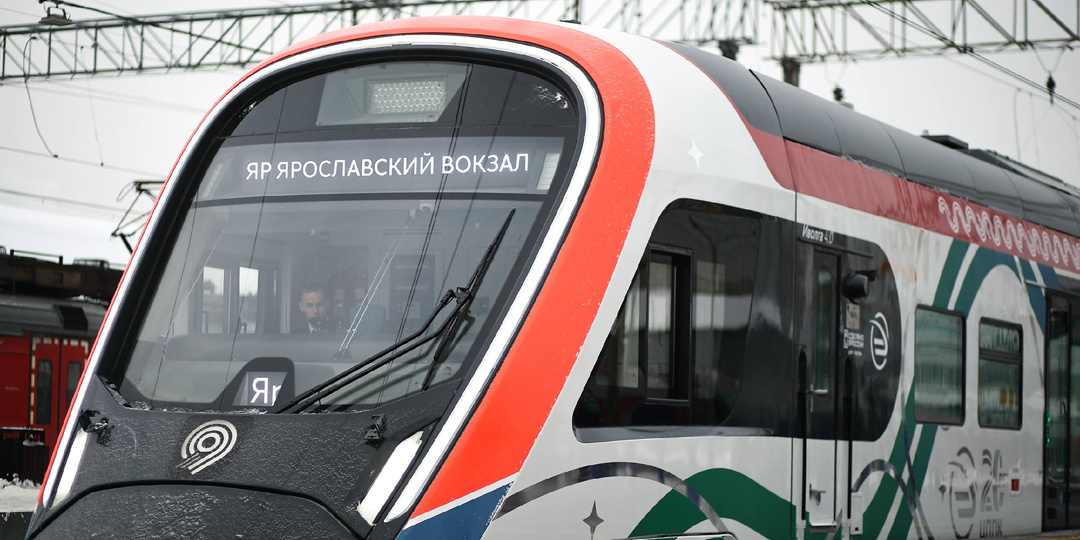 Тематический поезд «Иволга 4.0» запустили в честь 20-летия компании ЦППК на Ярославском направлении.