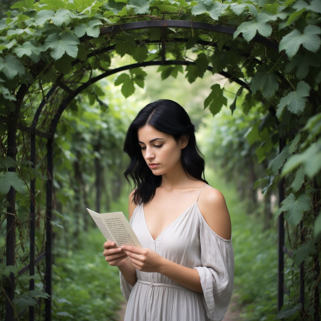 Манана читает письмо Виктории