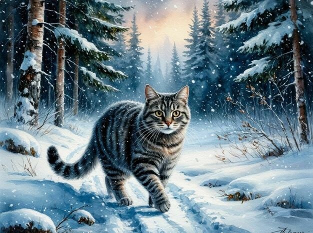 Она пришла за помощью. Одна, в пургу