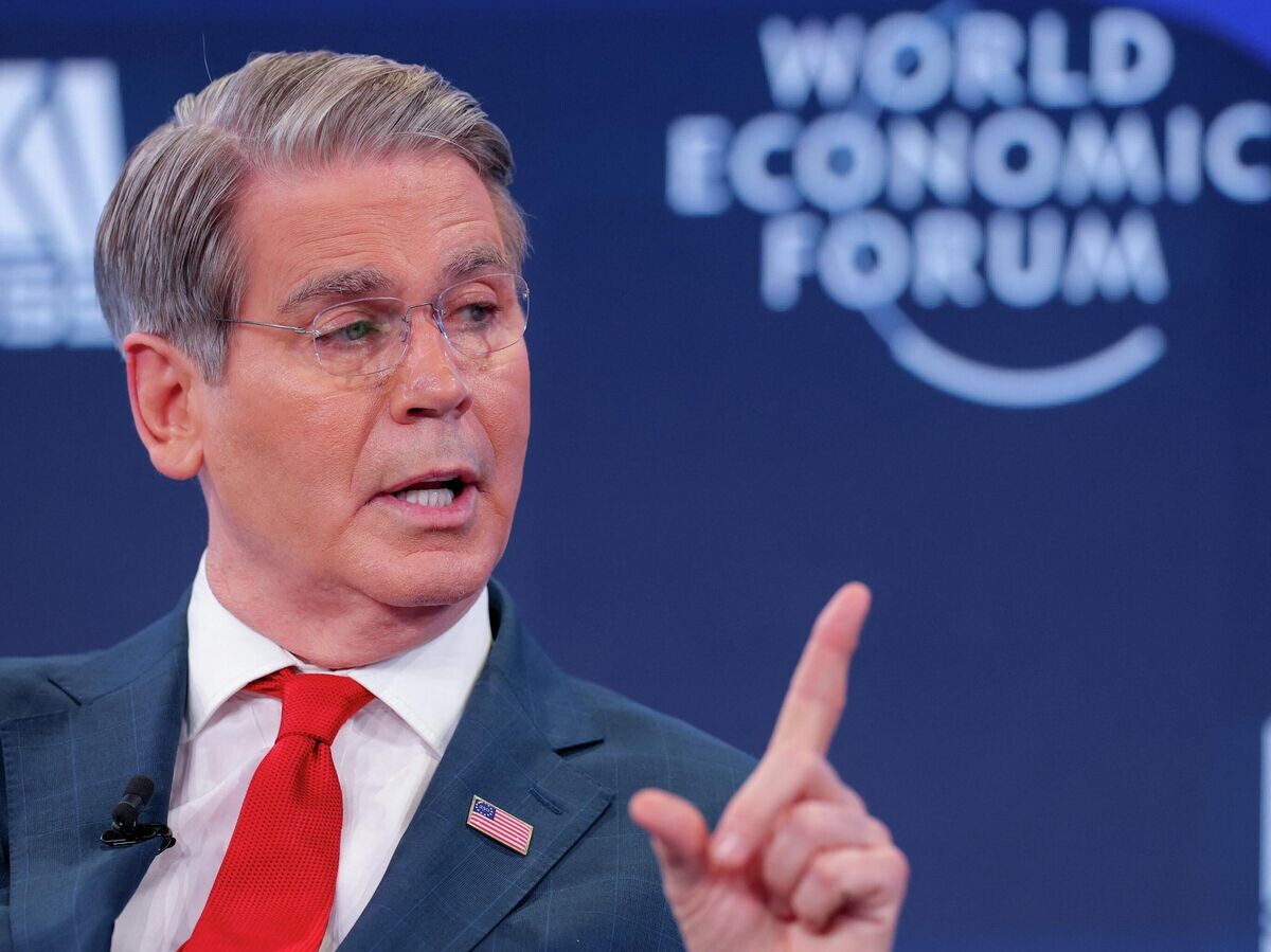    Министр финансов США Скотт Бессент на Всемирном экономическом форуме в Давосе, Швейцария | © REUTERS / Denis Balibouse