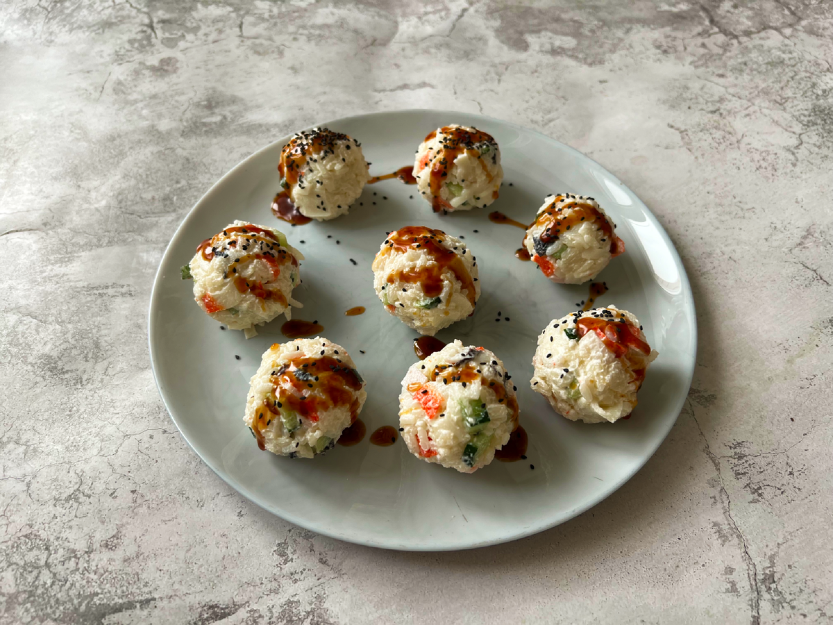 Ленивые роллы, фото моё