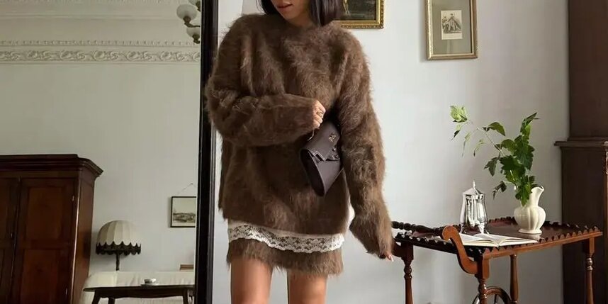    Кружево – универсальная деталь, актуальная в любое время года.соцсети @adelyakaspanova