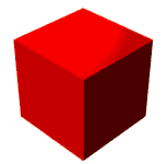 Тот же куб, но уже вращающийся