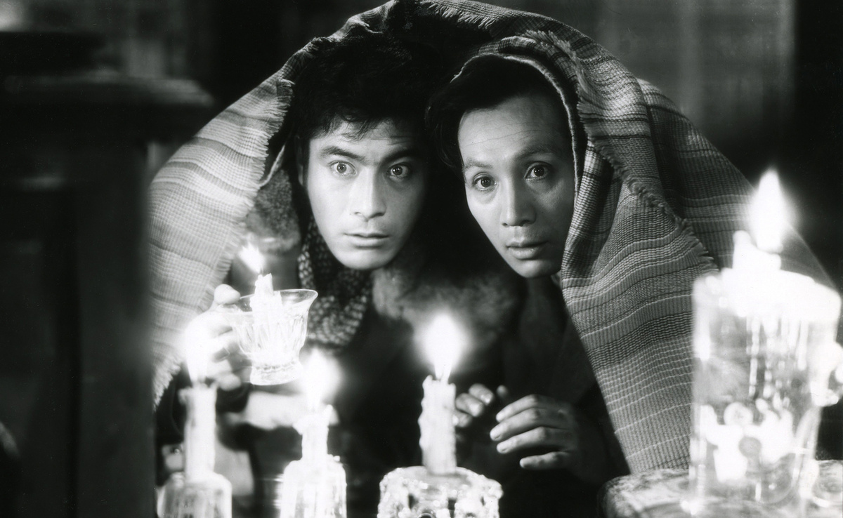 кадр из фильма "Идиот" (1951 год, реж. Акира Куросава)