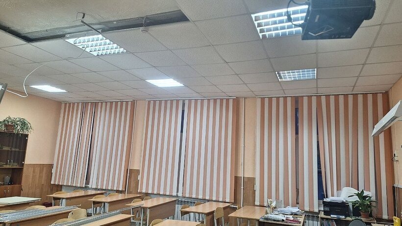 В Саратове обрушился потолок в школе №71