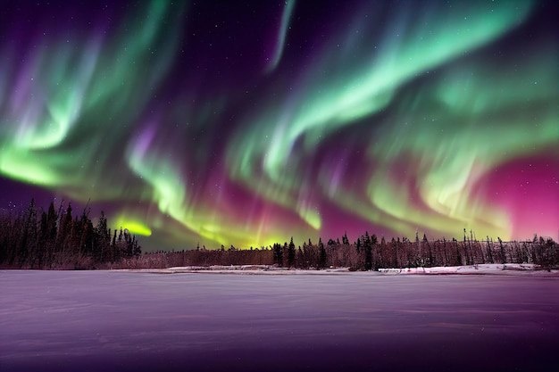 Саамская легенда о северном сиянии: свет, который ищет своё сердце в вечной ночи