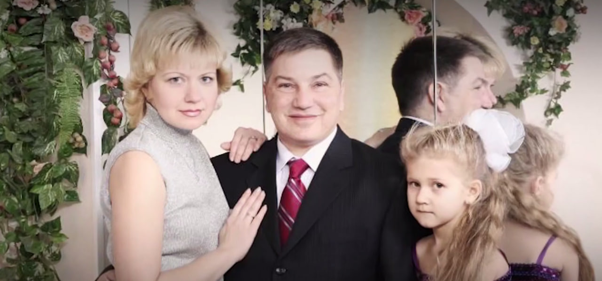 Кевин с семьёй