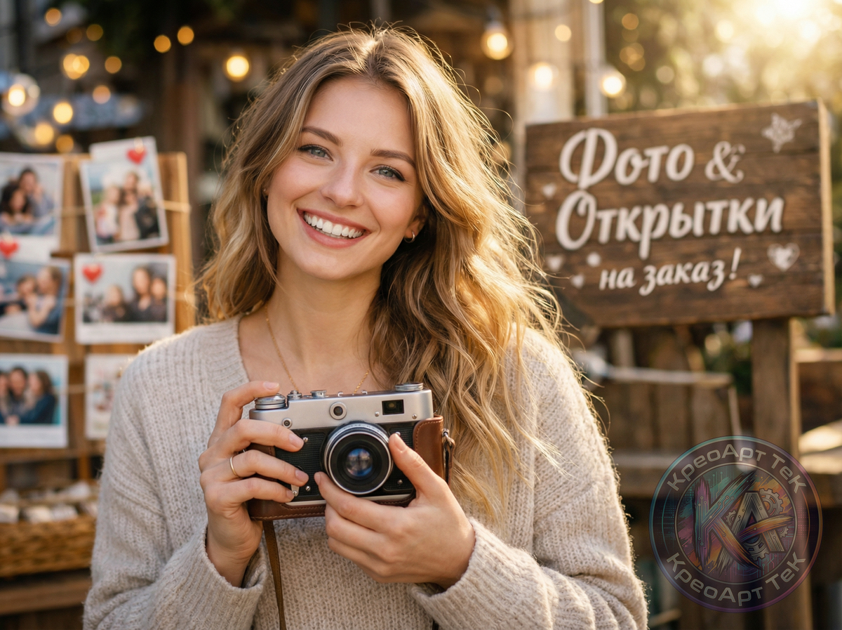 Индивидуальные фото и открытки под заказ!