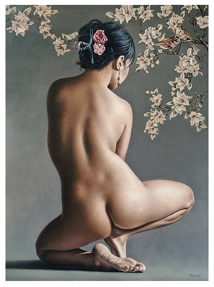 
NINGJING: c2025 Пол Келли; масло, холст; 16 x 12 дюймо