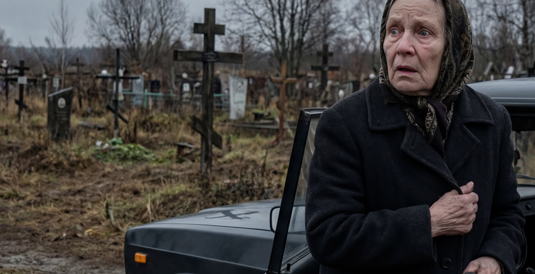 Бабушка думала её везут в пансионат, но выйдя из машины — увидела кресты