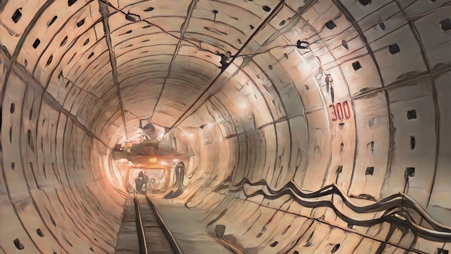    Тоннелепроходческий щит дошёл до метро "Каретная" Автор фото: t.me/podzemnik_spb