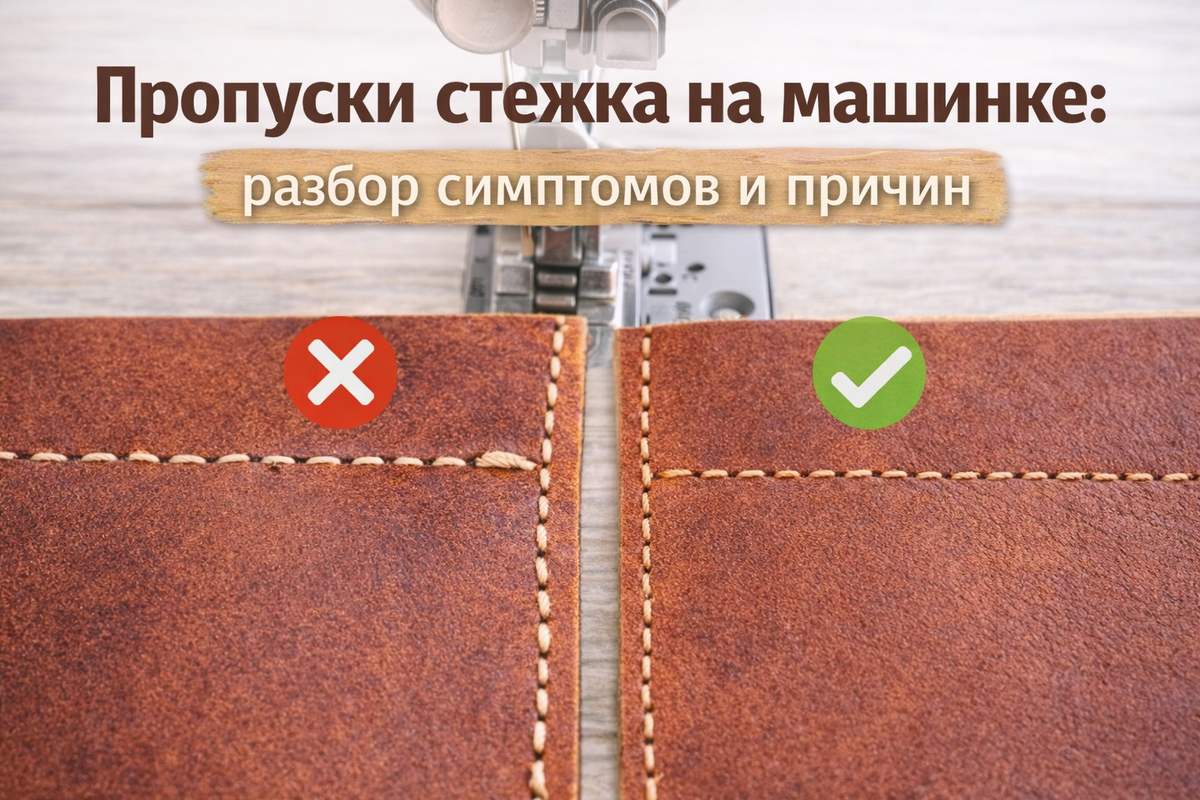 Швейная машина это просто инструмент. И как аждый инструмент её нужно правильно настроить.