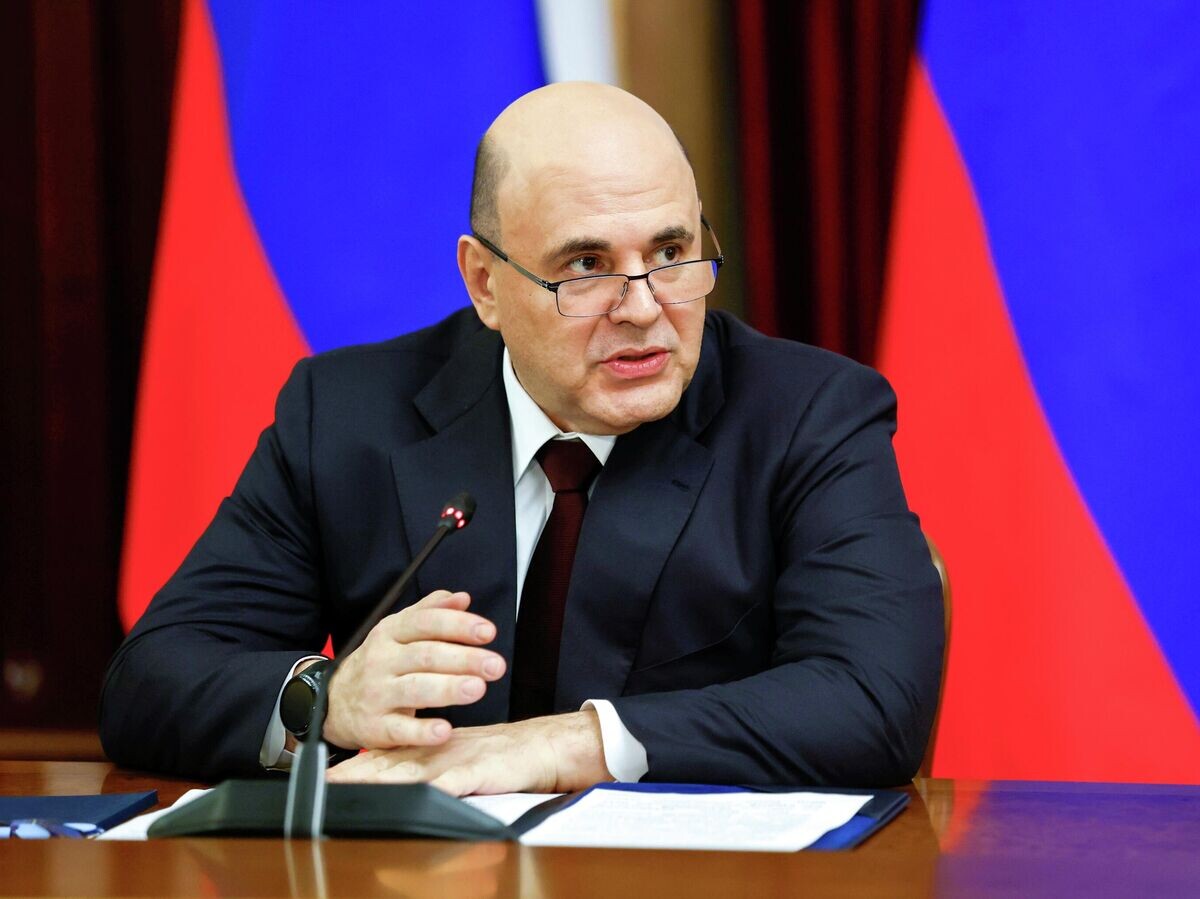    Председатель правительства РФ Михаил Мишустин на встрече президента РФ Владимира Путина с членами правительства РФ, посвященной итогам работы кабинета министров в 2025 году | © РИА Новости / Дмитрий Астахов