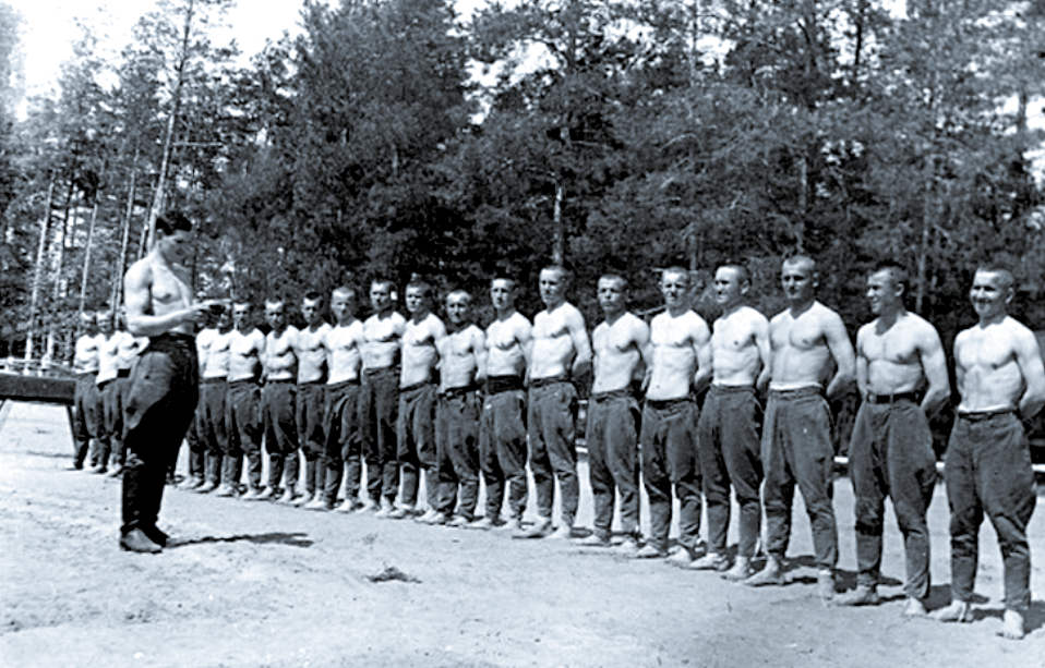 Бойцы ОМСБОН НКВД, Москва, 1941 г.