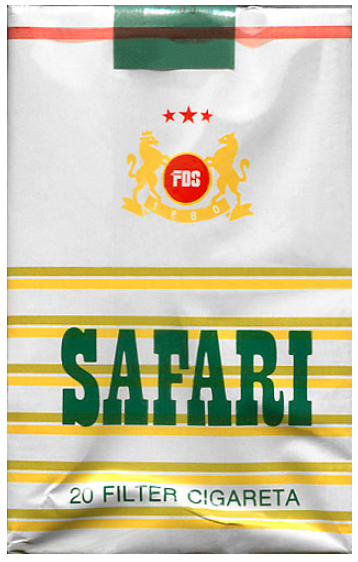 Босния и Герцеговина (еще Югославия тогда), 1989 год. 20 штук с фильтром в мягкой  упаковке.  Производитель: Fabrika Duvana Sarajevo. Владелец торговой марки: Fabrika Duvana Sarajevo.